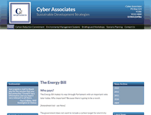 Tablet Screenshot of cyber-associates.com